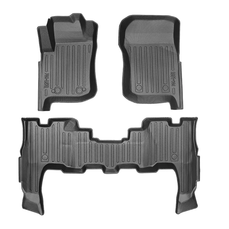 For Toyota Land Cruiser 76 LC76 LC79: TPE environmentally friendly and wear-resistant trunk mats and backrest mats.