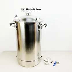 Damıtma Kazanı Damıtma Tankı için Yeni 55L (14.5GAL) Tankı, Homebrew Tankı, Damıtma Tankı Moonshine Paslanmaz Çelik 304