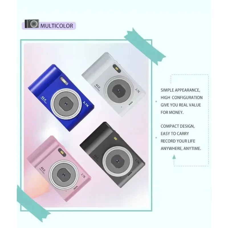 Autofocuscamera voor kindercamcorder met 8x zoom 1080P-camera's voor beginnersfotografie Digitale camera Compacte camera's