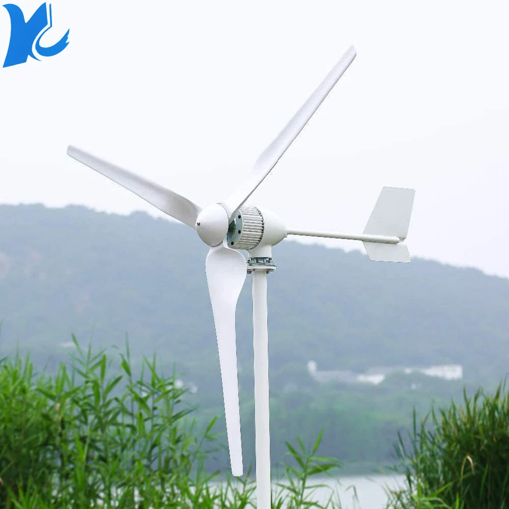 

10KW Home Wind Power Turbine Generator 3000W 5000W 12V 24V 48V 5KW Free Energy Horizontal Windmill With Hybrid MPPT Controller