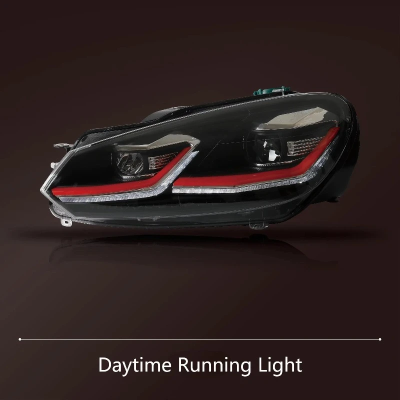 Black Housing LED Headlights with New Condition  Retrofit/Upgrade