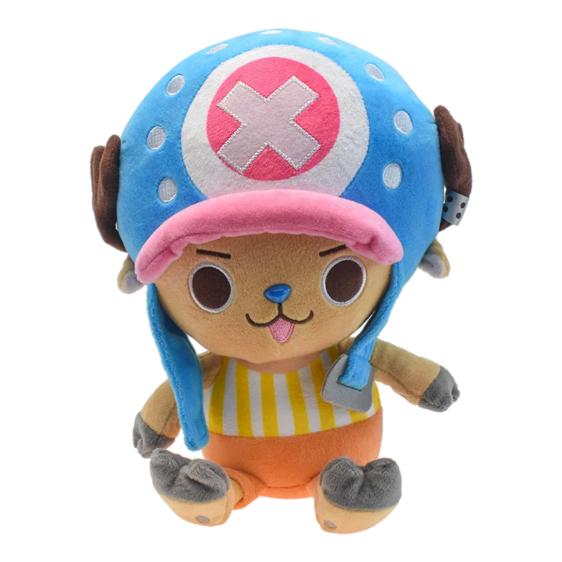 Figura de Anime de una pieza, muñeco de peluche de Tony Chopper Luffy Karoo, juguete de decoración de habitación para niños, regalos de vacaciones, 25CM