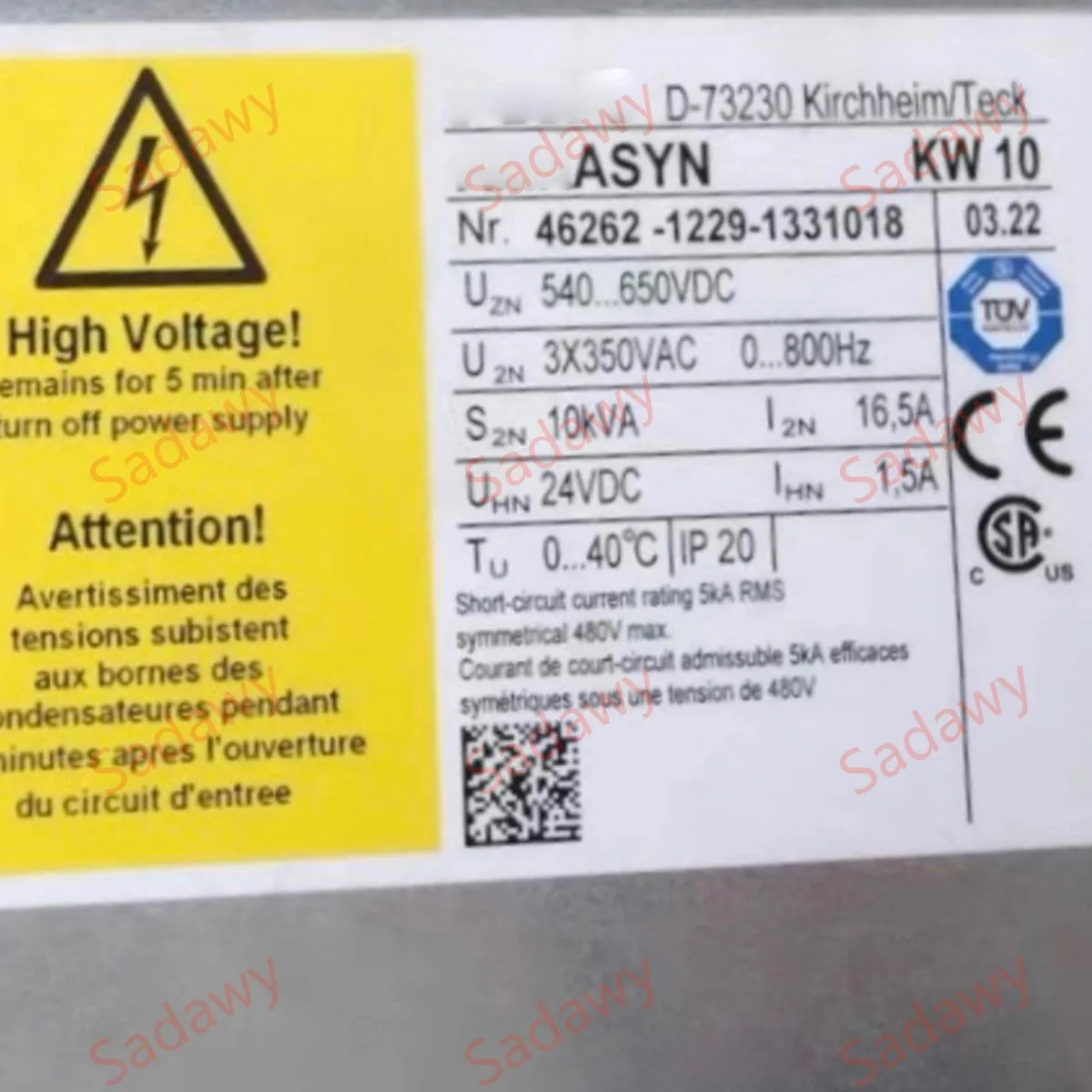 AMK AMKASYN Original KW10 Servoantrieb mit Garantie