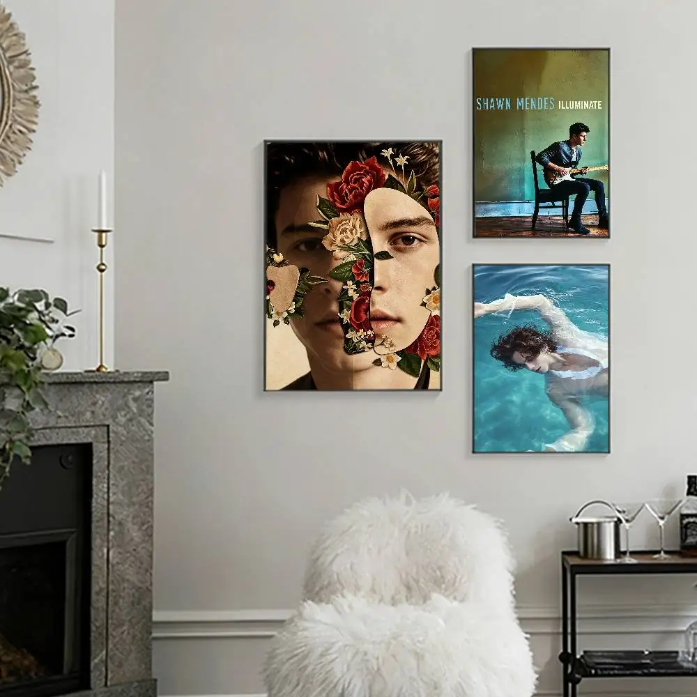 Singer S-SHawn M-MendeS Poster Wall Prints for Living Room Bedroom Office Home Decoration Gift