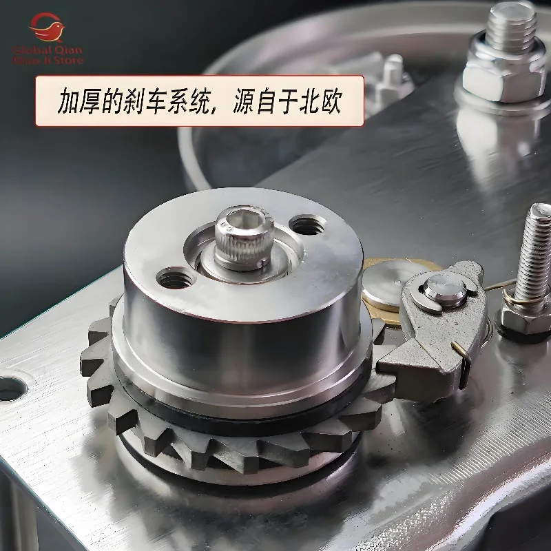 304 Stainless Steel Self-Locking Hand Winch Manual Hoist Sewage Tank Hand-Operated Windlass Lifting Crane for Marine And Boating
