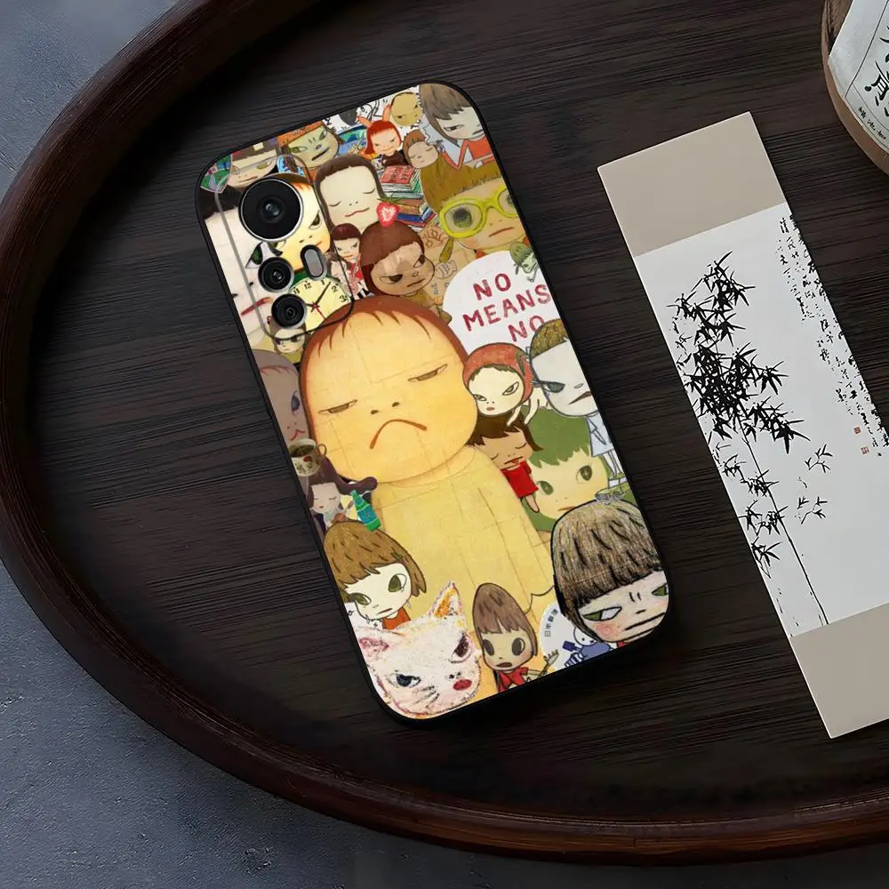 Cute Nara Yoshitomo Art Phone Case for Xiaomi Redmi Note 13 14 10 12 Pro POCO X5 F4 F5 Pro 12 13 11T Lite Ultra Fundas Cover