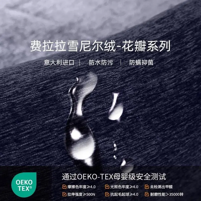 سرير قماش إيطالي بسيط، سرير مزدوج من القماش الناعم، سرير شانيل