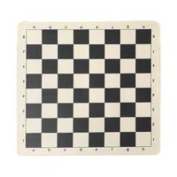 Portable Leather Chess Board Durable Soft Rollable Chessboard Lightweight Tournament Chess Mat For Family Gatherings Party