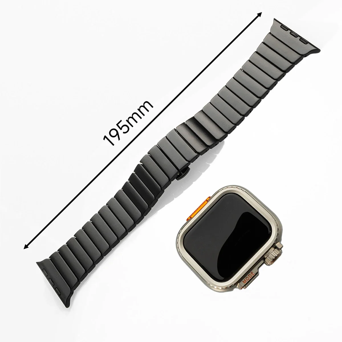 Strap+Metal Bumper Case For Apple Watch 45mm 44mm Protector Frame Cover Stainless Steel Band For iWatch Series 9 8 7 6 5 4 SE