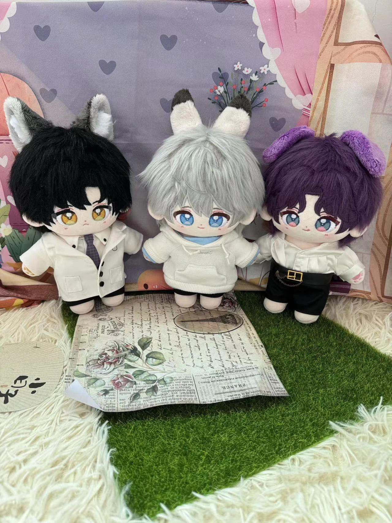 

Anime Love and Deepspace Rafayel Zayne Xavier Cosplay Cotton Doll Plush Game 20cm Reloading Ambitus