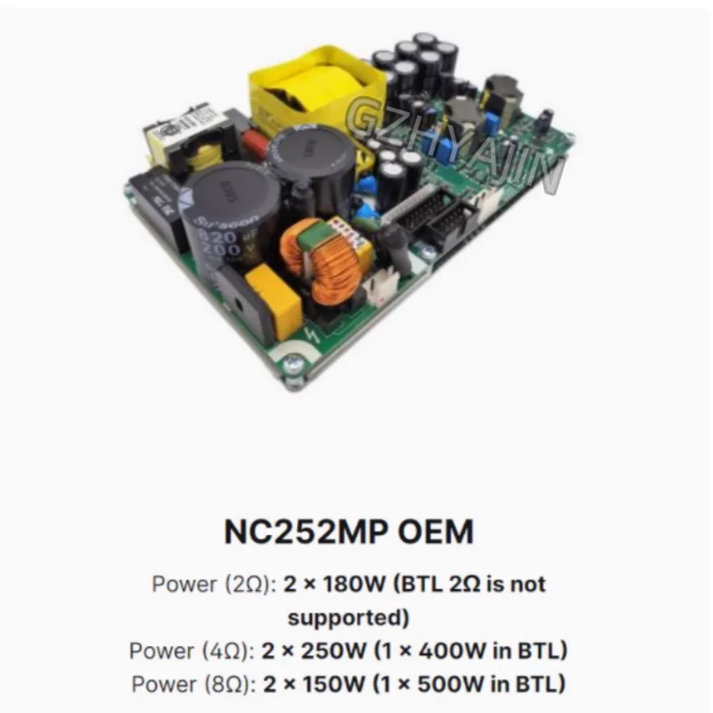 

Latest Hypex NC252MP power amplifier board