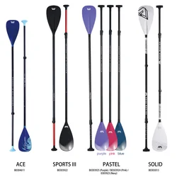 AquaMarina/ SUP paddle surfing aluminum alloy paddle fiberglass double use paddle DUAL TECH kayak oar inflatable boat sup