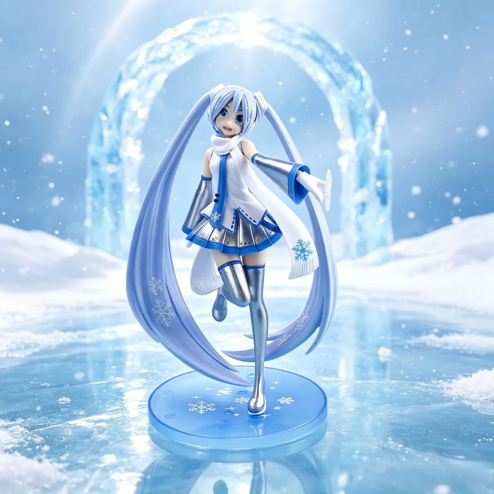 Anime Hatsune Miku Figur 20CM PVC Sammlerstücke Dekorative Modelle Kinder Kawaii Geschenk