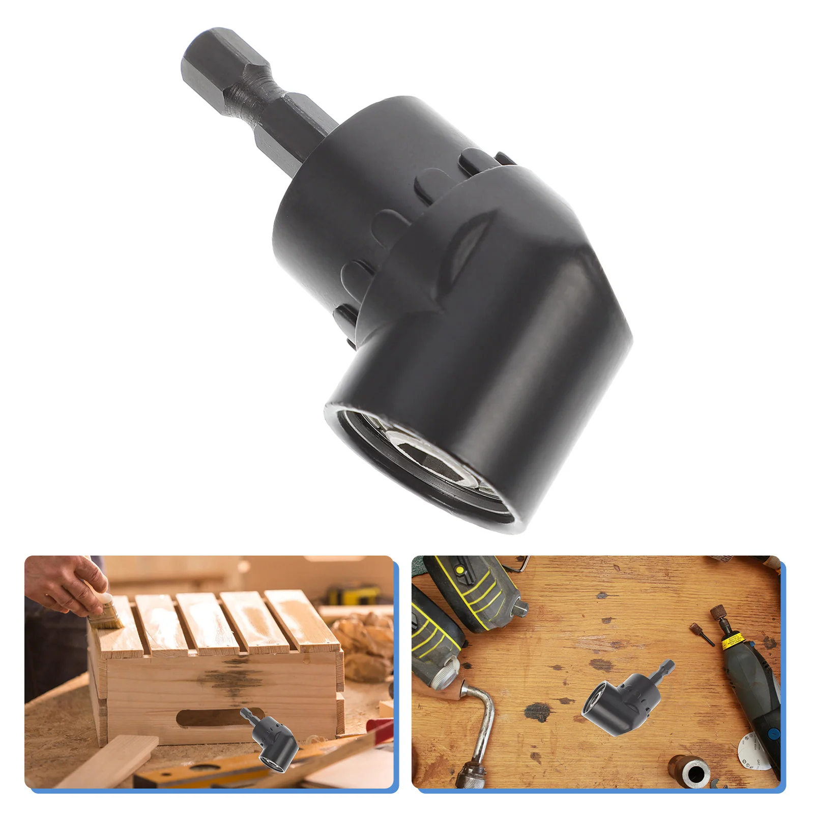 

Угловая дрель 105 градусов, насадка с хвостовиком, угловой адаптер для электрической отвертки, подходит для всех сверл, торцевой ключ