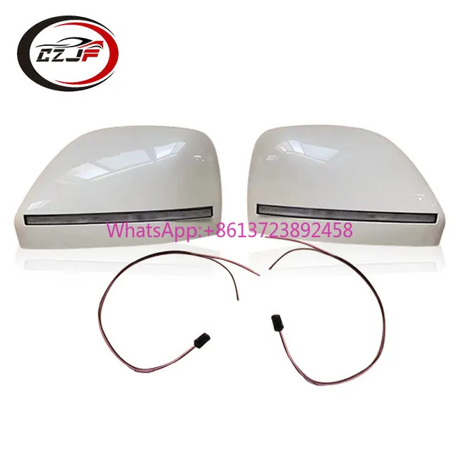 

Best Quality White Side Mirror Cover with LED for Nissan Patrol 2019