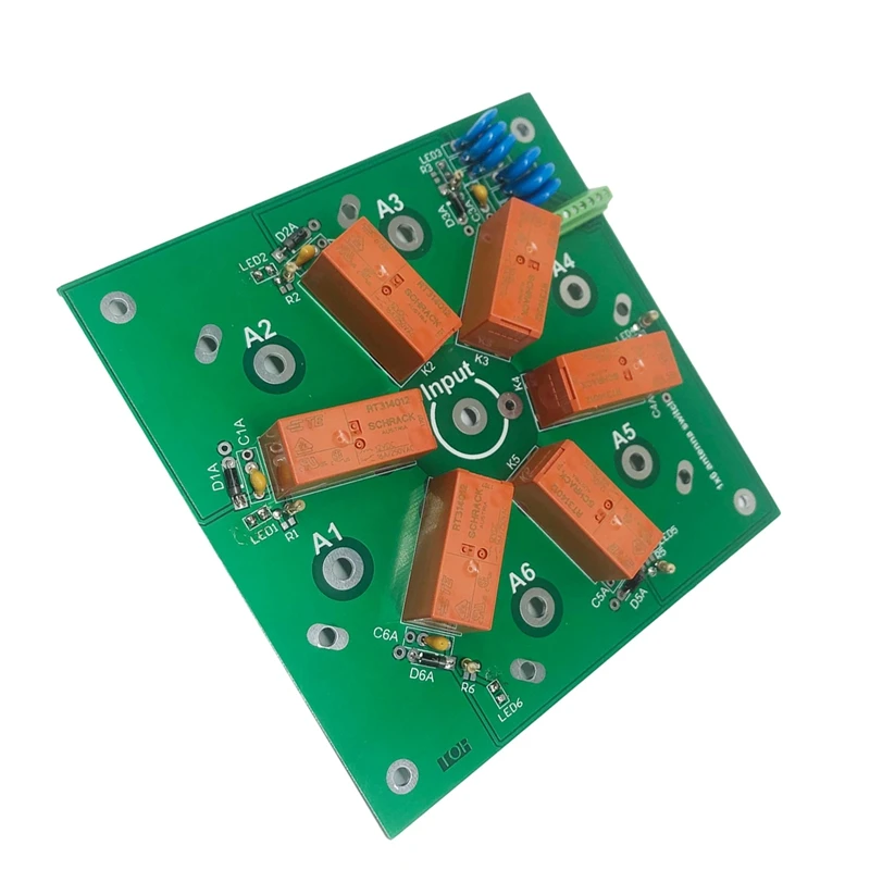 6:1 Coaxial Remote Antenna Switch Module SO-239 Finished Product 1.8MHz--60MHz-A44I