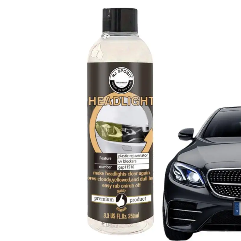 

Car Headlight Cleaner Car Headlight Restoration 250ml Headlight Cleaner And Restorer Car Headlight Restoration Auto Detailing