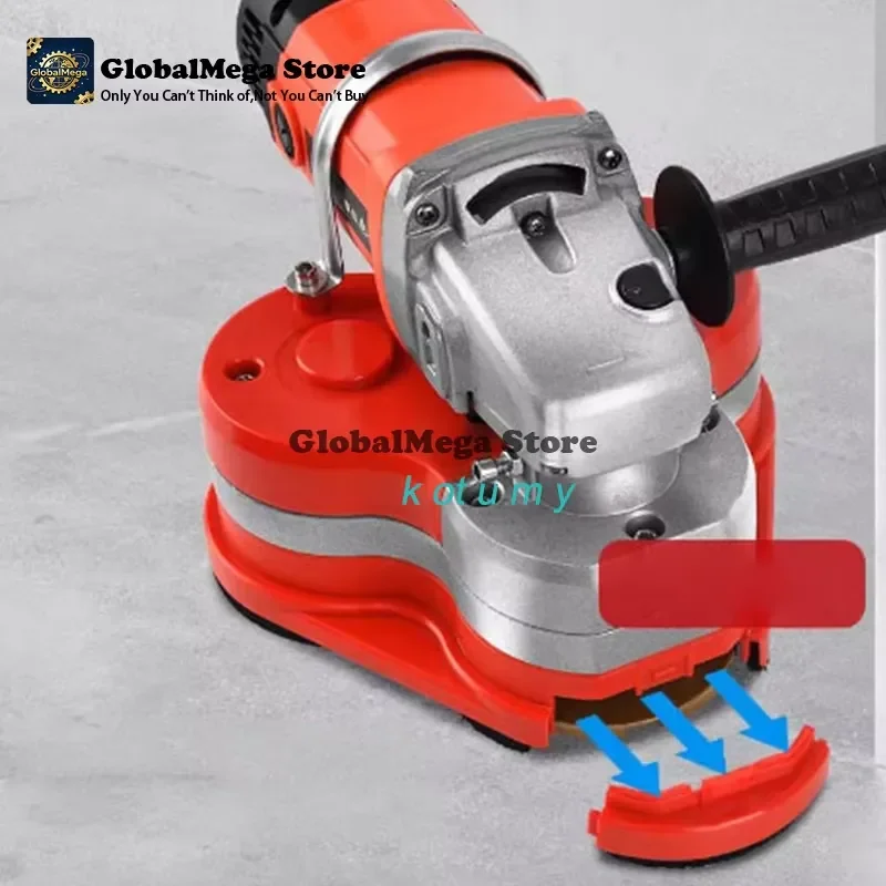 2026 Latest Floor Grinding Machine Dust Free Polishing Machine for Concrete Wall Surface Edging Renovation Putty Application