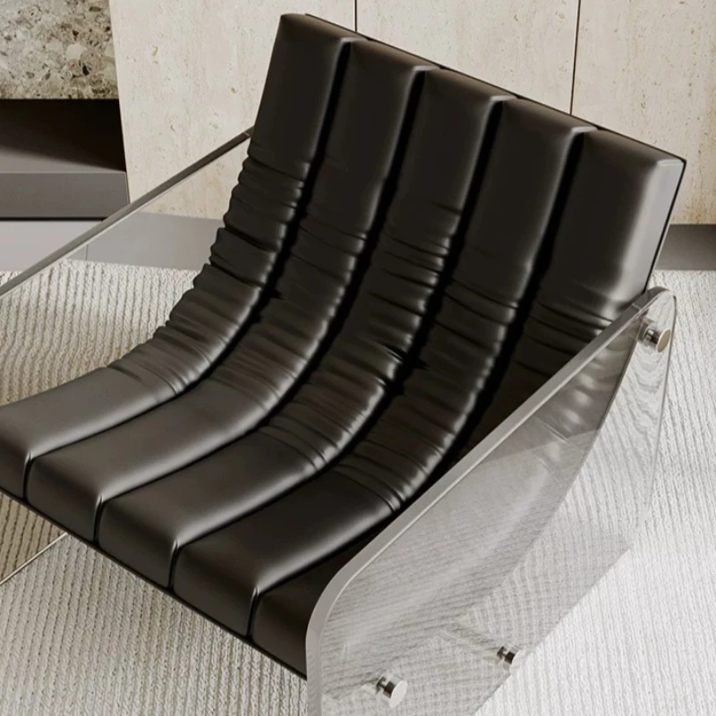 Lounge Comfy Living Room Chairs Bauhaus Designer Weird With Back Living Room Chairs Support Acrylic Chaise Nordic Furniture