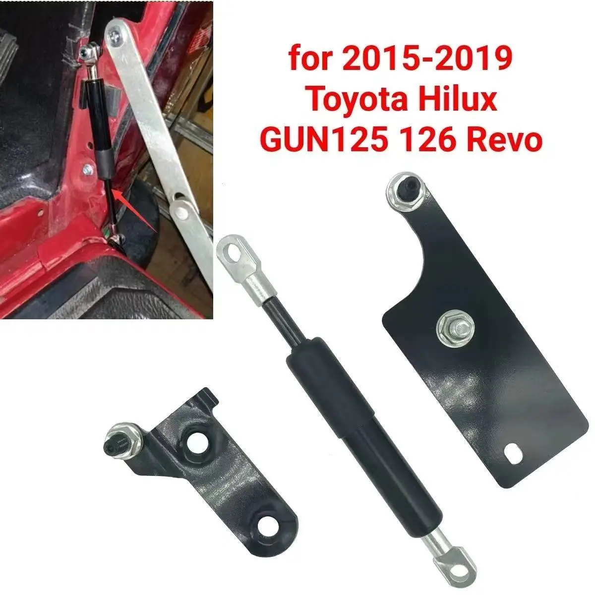 

Support Rod Lifting Strut Gas Shock AbsorberToyota Hilux GUN125 2015-2019 Model Year Car Rear Tailgate Deceleration