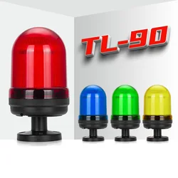 Luz intermitente rotativa de advertencia de TL-90, lámpara de peligro de señal para Sentry, policía, reloj, caja de reloj, taller