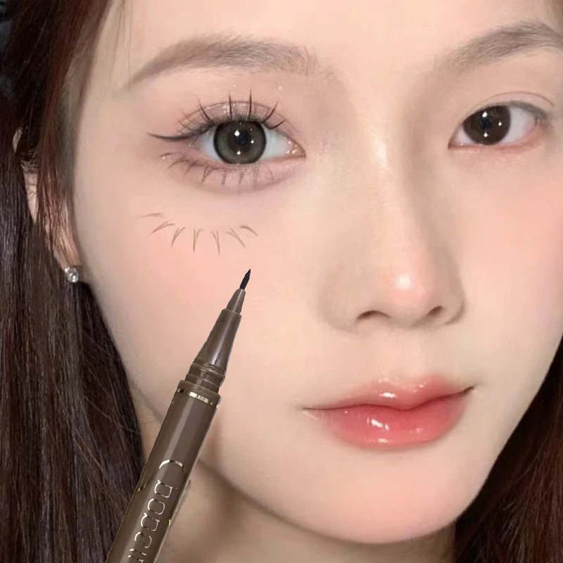 Ultra-thin Liquid Eyeliner Pen Sweatproof Quick Dry Eyeliner Pencil Beauty Eyes Make Up Waterproof Anti-sweat Lasting Eyeliner