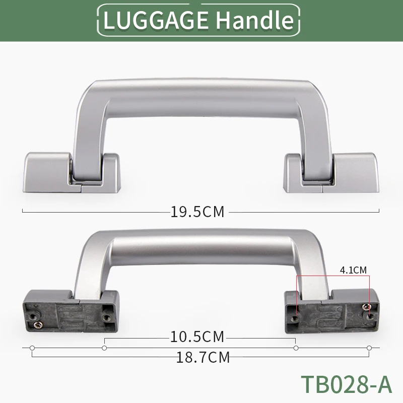 

Trolley Case Suitcase Handle Password Box Metal Base Handles Pull Rod Password Boxs Handle Accessories Maintenance Applicable