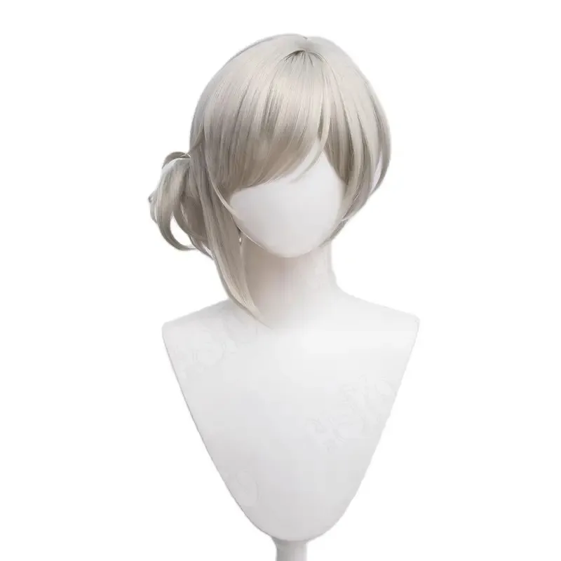 

Парик для косплея Game Reverse 1999 vertin, серебристый, желтый, зеленый, с короткими волосами, Reverse 1999, парик для косплея