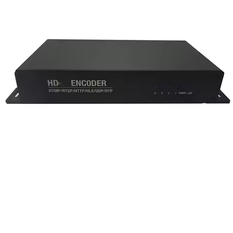 4-Channel HD to IP Audio/Video Encoder IPTV catv TV System H265 /H264 4k Live Streaming Platform Streaming Media Push Streaming