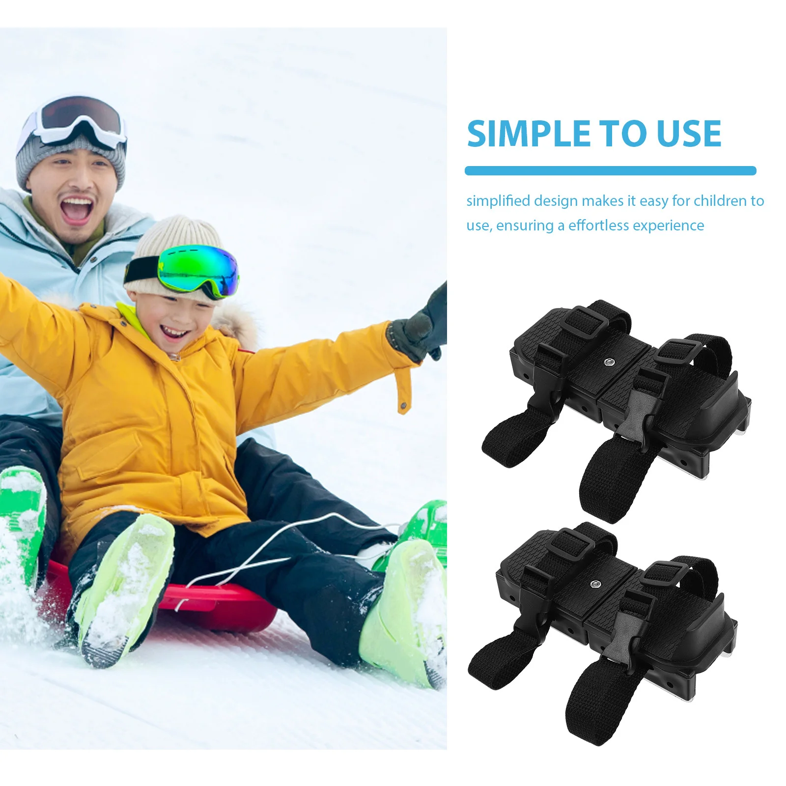 1 paio di pattini da ghiaccio per bambini regolabili, doppio corridore, scarpe da pattinaggio per bambini, per i più piccoli, principianti, blu, per lo sport invernali, aiuto per l'allenamento