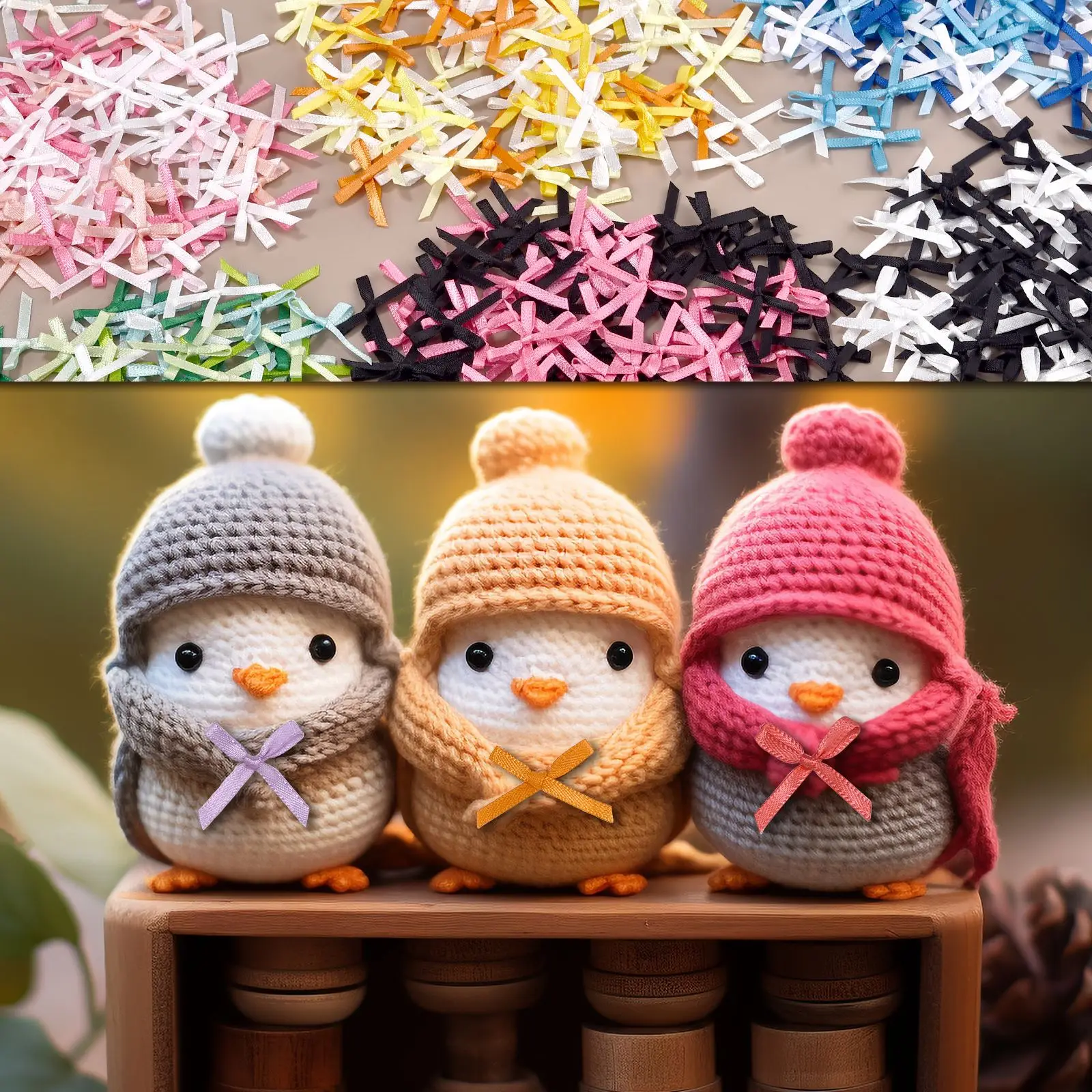 100Pcs Colorful Mini Bowknot Handmade DIY Girl\'S Hair Clip Clothes Hat Decorative Bowknot Wedding Party Gifts Bouquet Decoration