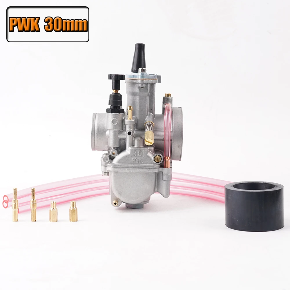 PWK universele carburateur, 21 24 26 28 30 32 34 mm PWK motorfiets carburateur vermogen injectie, voor racen Mikuni Koso ATV Yamaha
