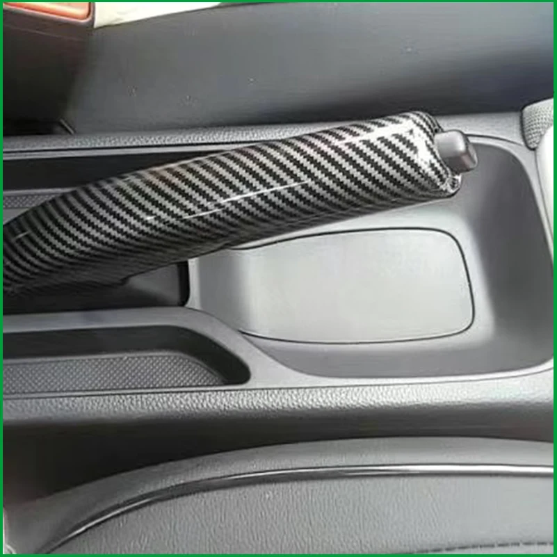 

Car Styling For Honda Jazz Fit AT 2015-2018 Gear Shift Lever Knob Handbrake Cover Trim Decoration Strips Auto Parts Accessories