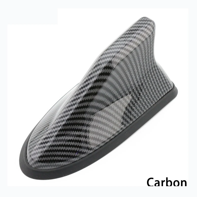 

16cm Universal Carbon Fiber Look Car Roof Top Mount Shark For Antennas For Cars Digital Antenna For Tv