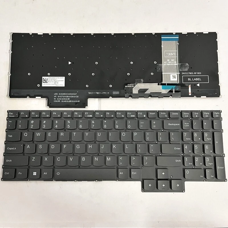 LL+ New for Lenovo LOQ 15APH8 15IRH8 LOQ 16APH8 16IRH8 US BACKLIT Keyboard Black