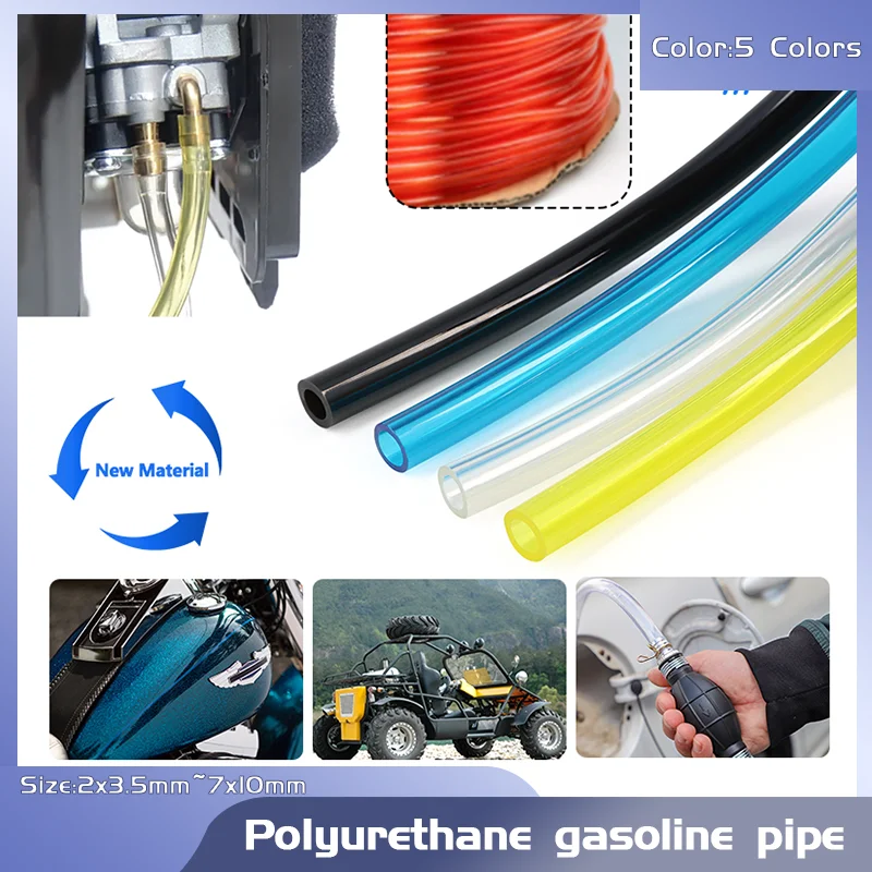 خط خرطوم الوقود والغاز والزيت شديد التحمل - 8 أحجام (2 × 3.5 إلى 7 × 10 مم) بطول 2/5/10 متر لتركيبات أنابيب السباكة للأدوات الكهربائية #1