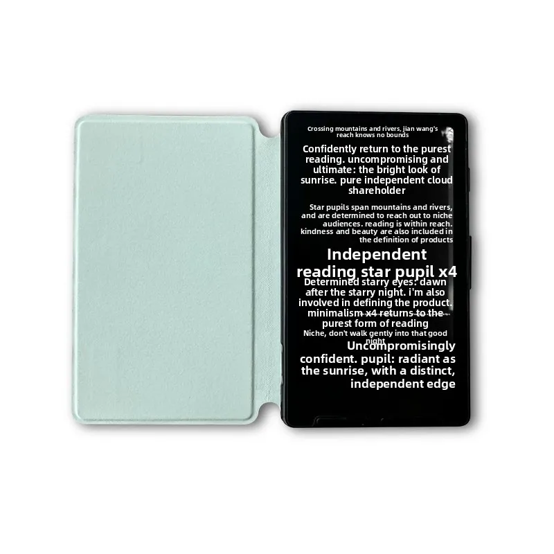 Custom XTEINK X4 Protective Case E book Reader Shockproof Scratch Resistant Electronic Magnetic Flip Cover for E Reader Gift
