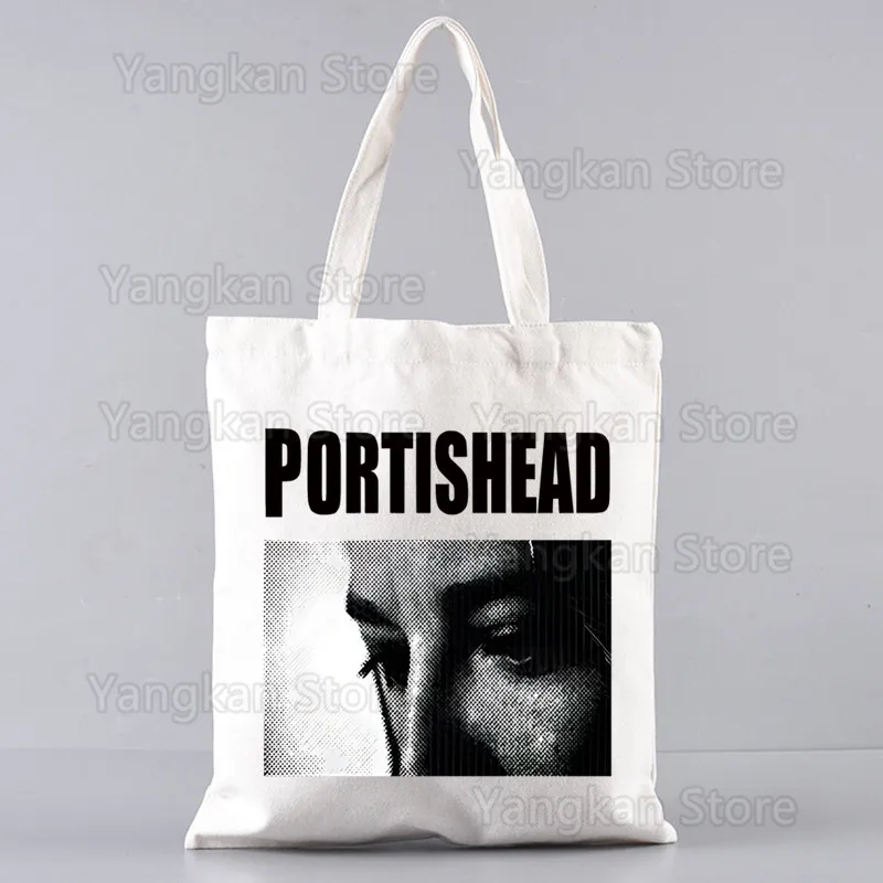 Portishead Design Shoulder Canvas Bags Large Capacity College Harajuku Handbag Women Bag Shopping Bag