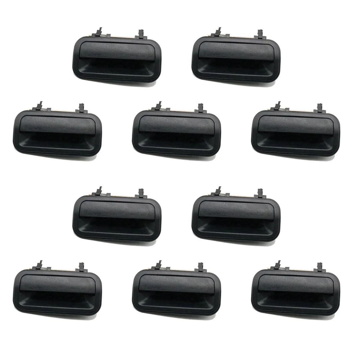 

10X IZ1520106 Car Black Exterior Rear Left Door Handles Replacement for Isuzu Rodeo Pickup 1998 1999 2000 2001 2002 2003