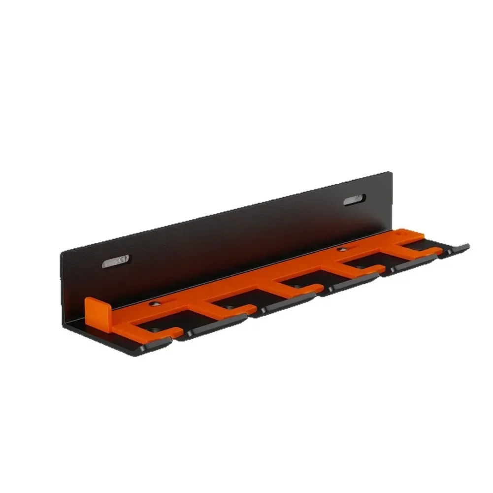 Heavy Duty Pneumatic Tool Rack Wall Mounted Organizer For Garage Workshop Iron Space Efficient Storage Tools Spare Parts