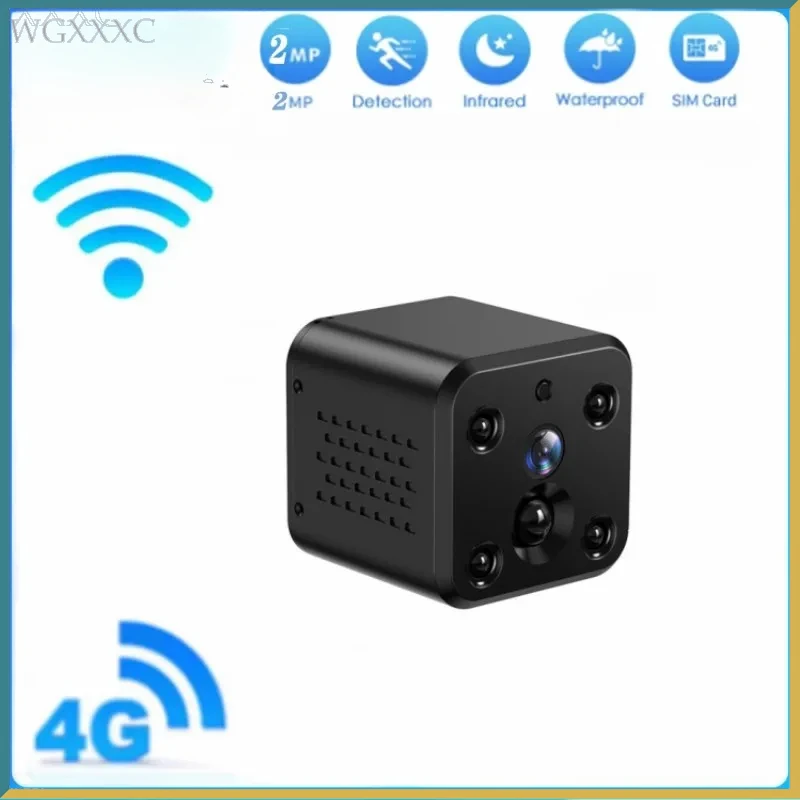 2K 4G SIM Card Wifi Mini IP Camera With Battery Video Record IR Night Vision Surveillance Security CCTV Micro Camcorder IP Cam