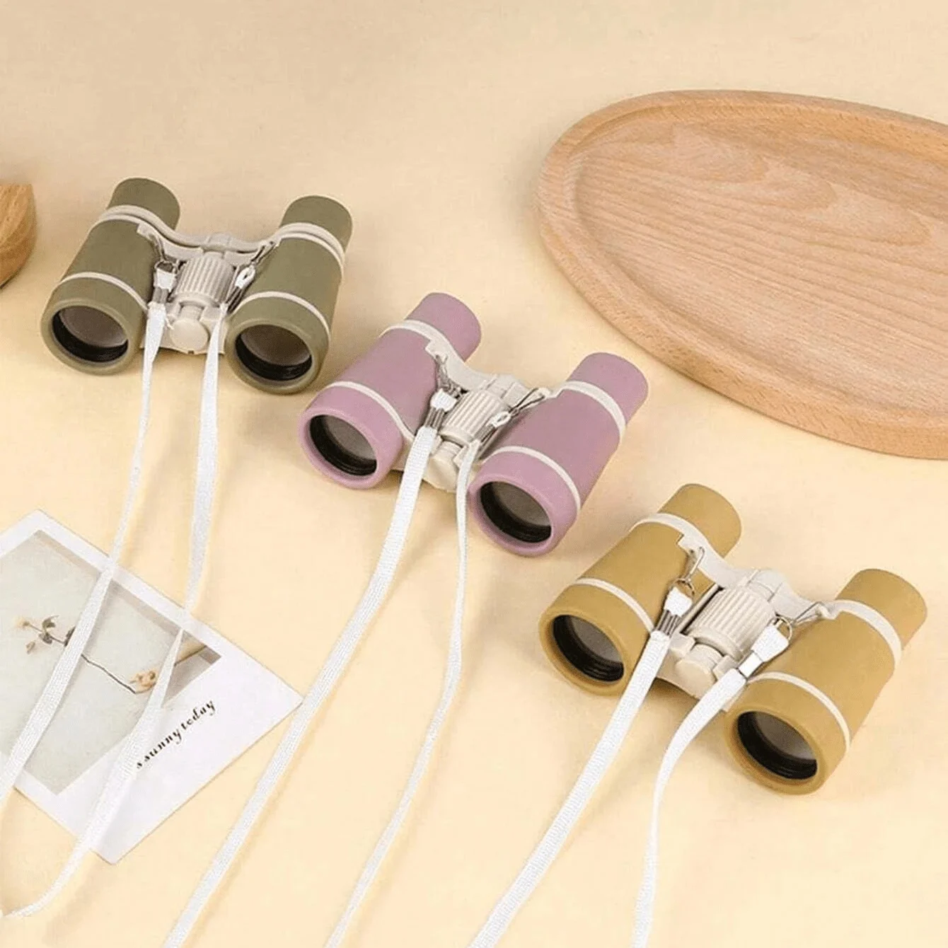 Jungle Binoculars Magnifying Glass Portable Children Magnification Shockproof Telescope For Birthday Hiking Presents Camping view 3