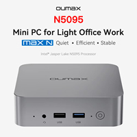 OUMAX Jasper Lake N5095 MINI PC 8GB 128GB/256GB 1000M LAN WIFI BT5.0 Desktop Office MINI PC Computer VS OUMAX N100 N95 N150