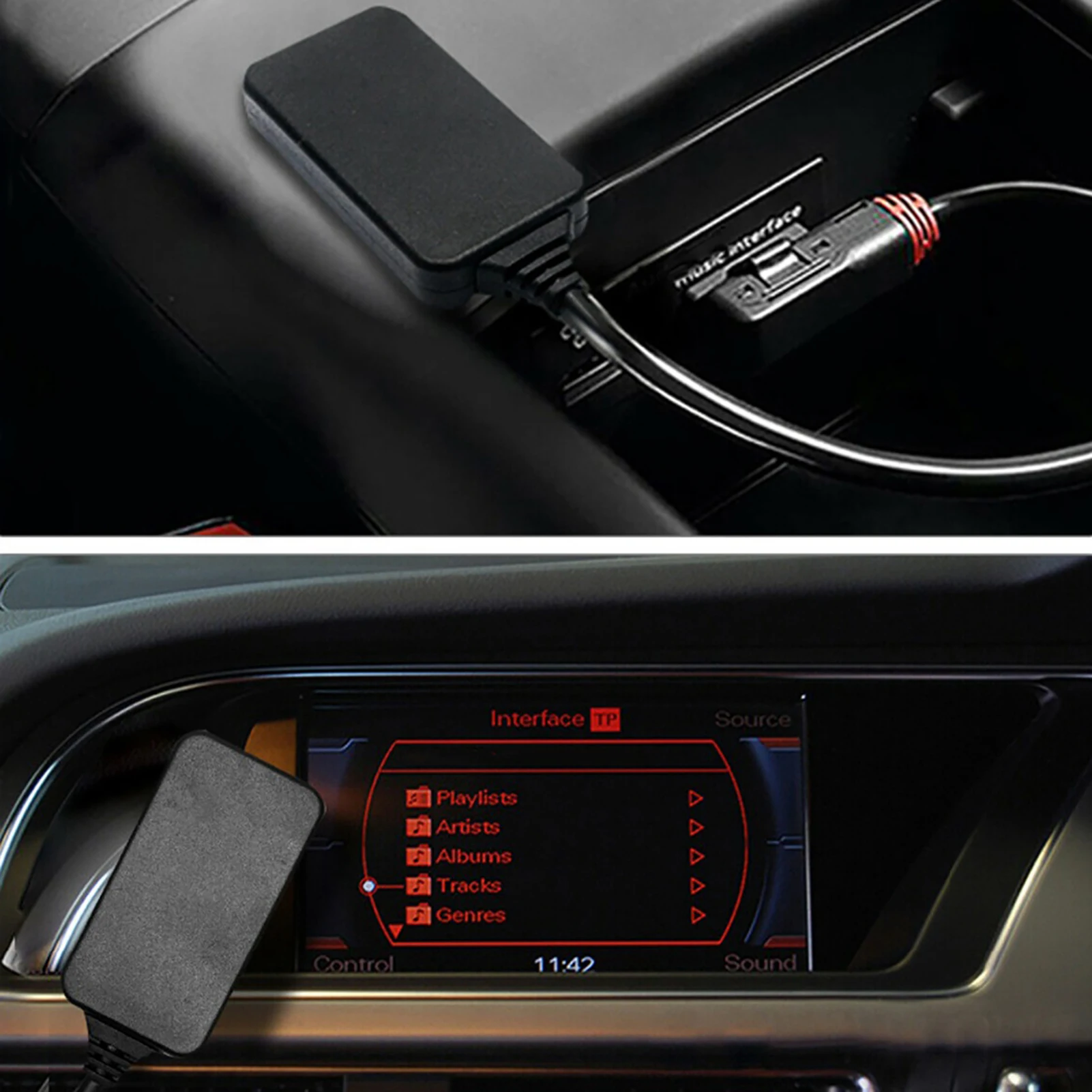 Audio Cable for AMI Bluetooth5.0 AUX Music Interface Adapter Audio Cable Fits for AMI MMI MDI Automobile Audio Cable