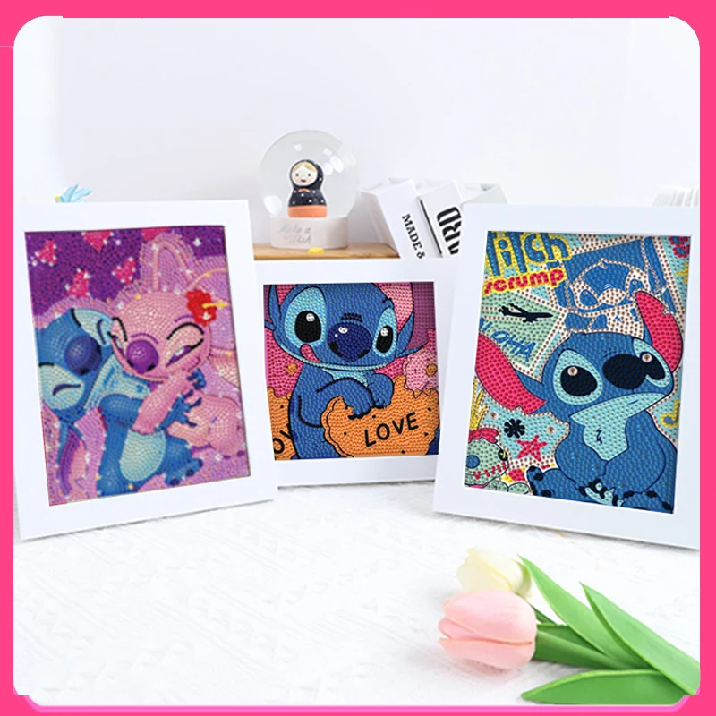 Stitch Diamond Painting Needle Children's Cartoon DIY Paste Painting, Pointed Drill Bit, Crystal Painting Decoration