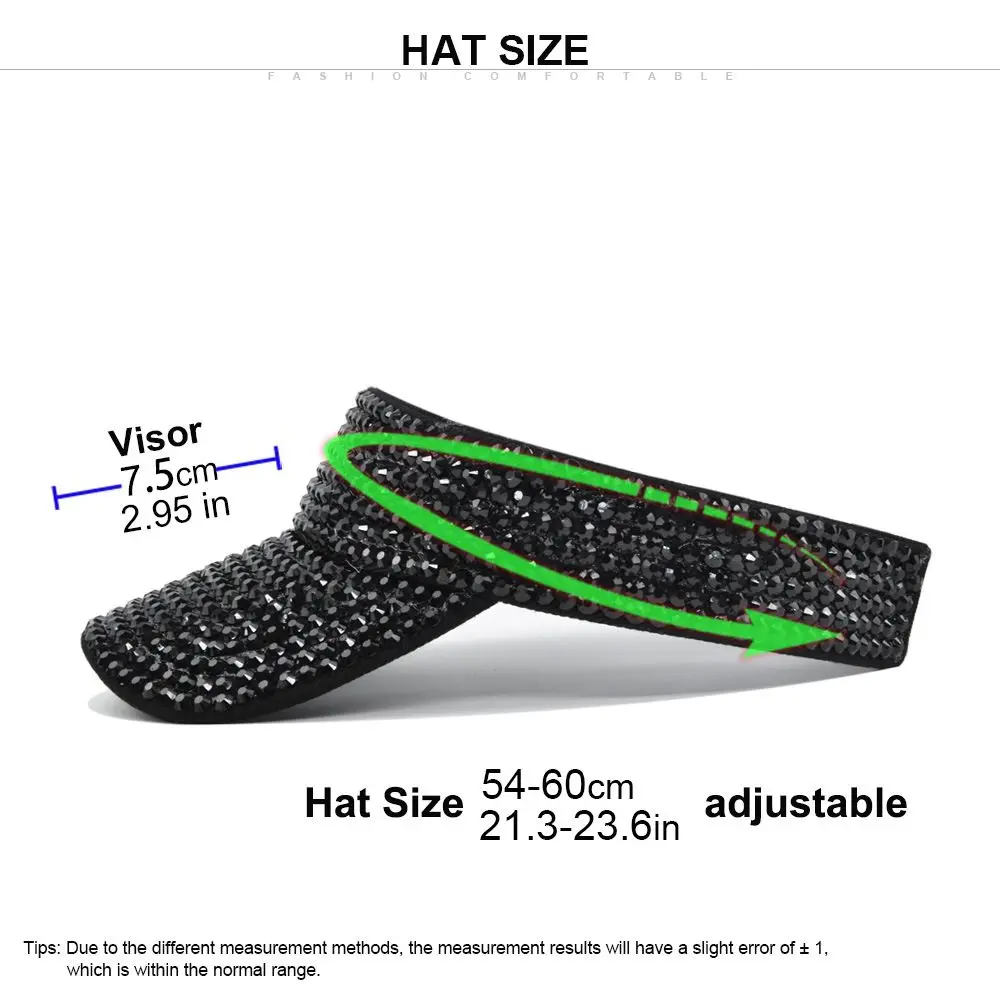 Lässige Herren-Luxus-Sonnenhüte, Sportkappen, Strandhüte, Baseballkappen, Hüte im koreanischen Stil, Strasshüte, Damenkappen – Detail 2