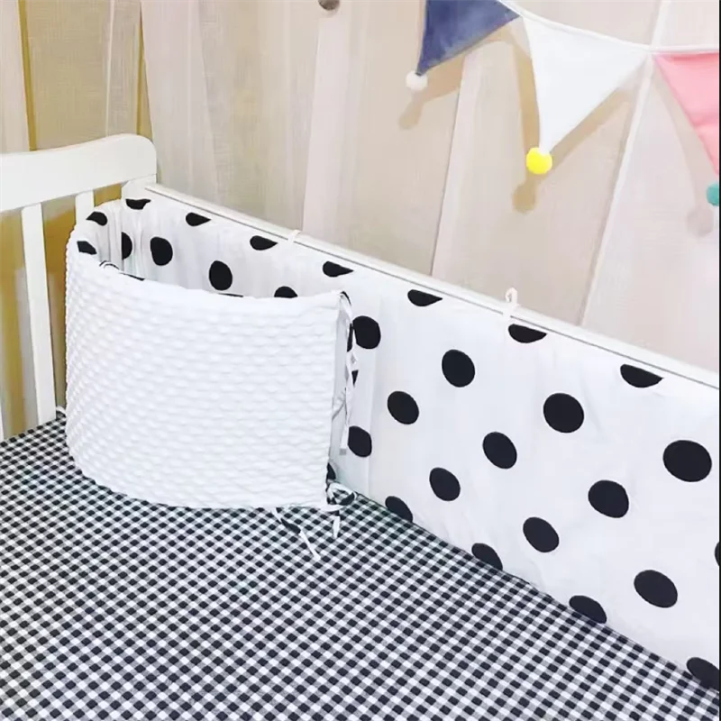 

Pure Cotton Baby Bedside Surround Newborn Children's Spliced Bed Anti-collision Baby Bedside Protection Soft Surround