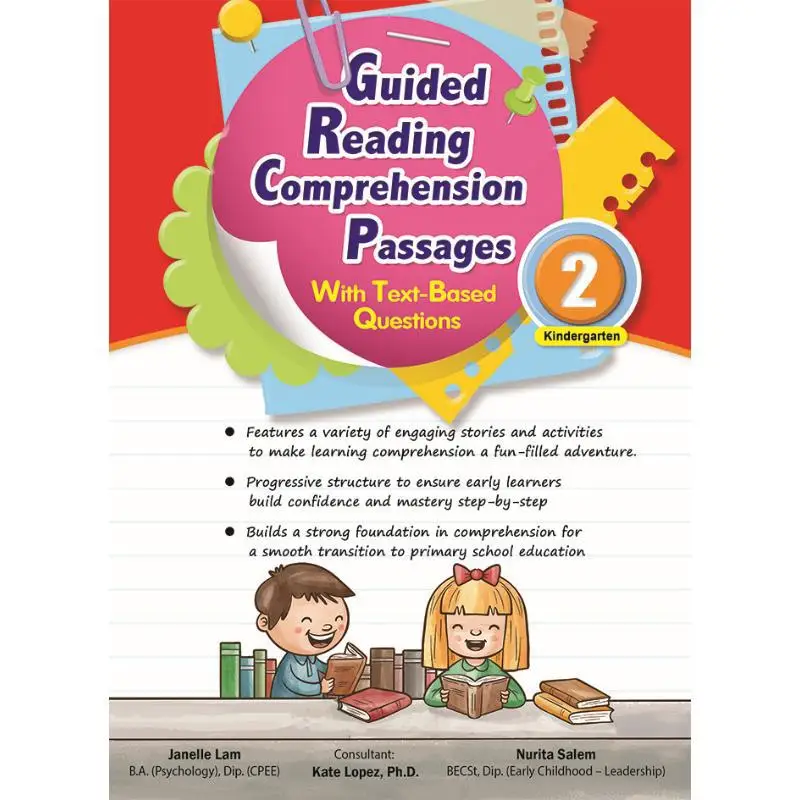 Guided Reading Comprehension Passages With TextBased Questions Kindergarten 2 9789815135558