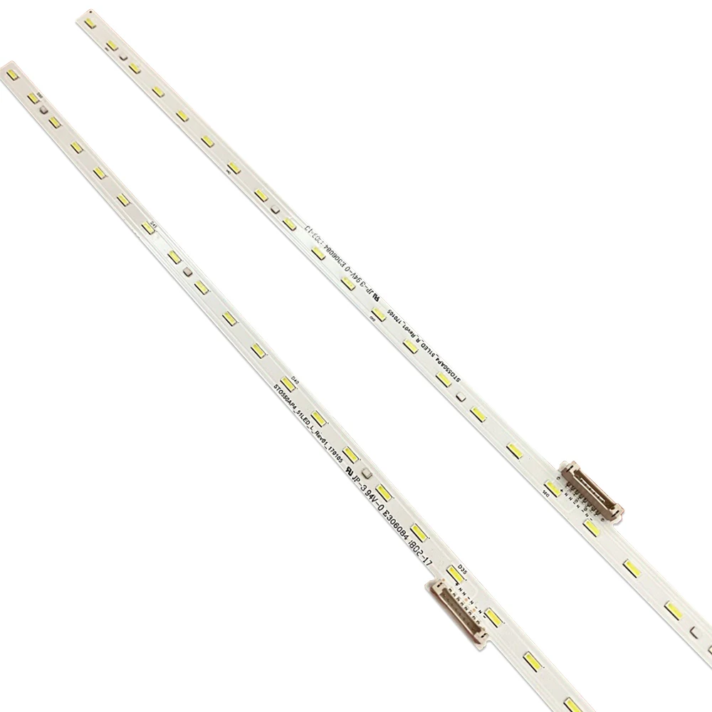 Lâmpada de tira LED para SONY, 51 lâmpada para KD-55XE8096, KD-55XE8396, KD-55XE7096, KD-55XE7002, KD-55XE8596, KD-55X720E, KD-55X700E, 1 conjunto = 2pcs