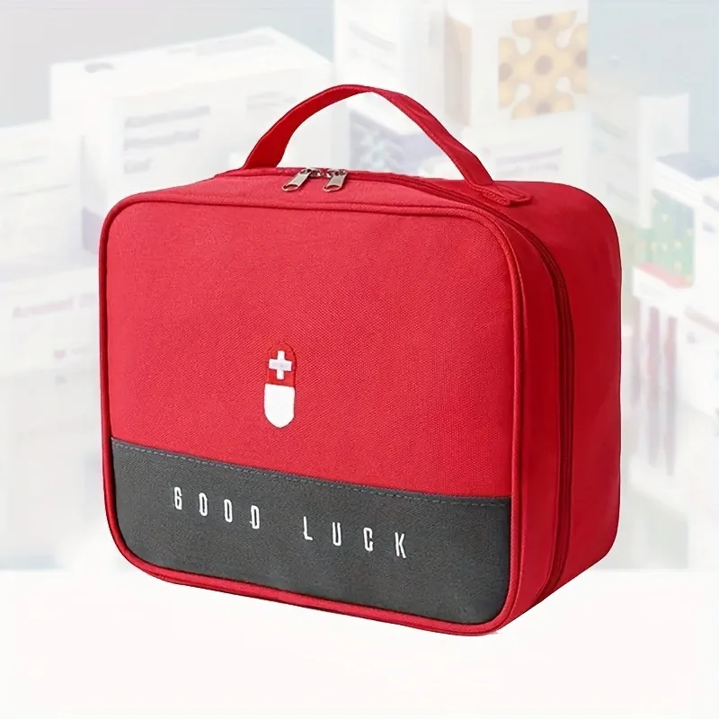 

Convenient To Carry Medical Bag Household Emergency Supplies Reserve Outdoor Car Mounted Medicine Kits Large Capacity Drug Stora